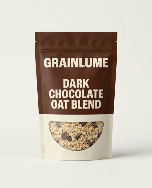 GRAINLUME Oat Blend — Dark Chocolate (temporary pack image)